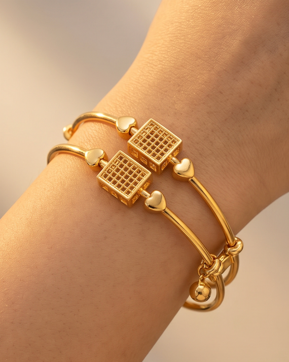 Premium Anti Tarnish Gold Plated Bracelet | Urban Noor - Exclusive