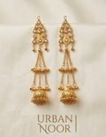Premium Kashmiri Triple-Layered Heritage Drops Jhumka