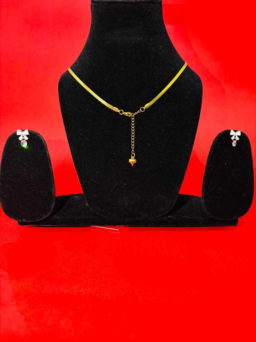 Korean Butterfly & Snake Chain Set – Premium Gold Plated Daily Luxe | Urban Noor - Exclusive