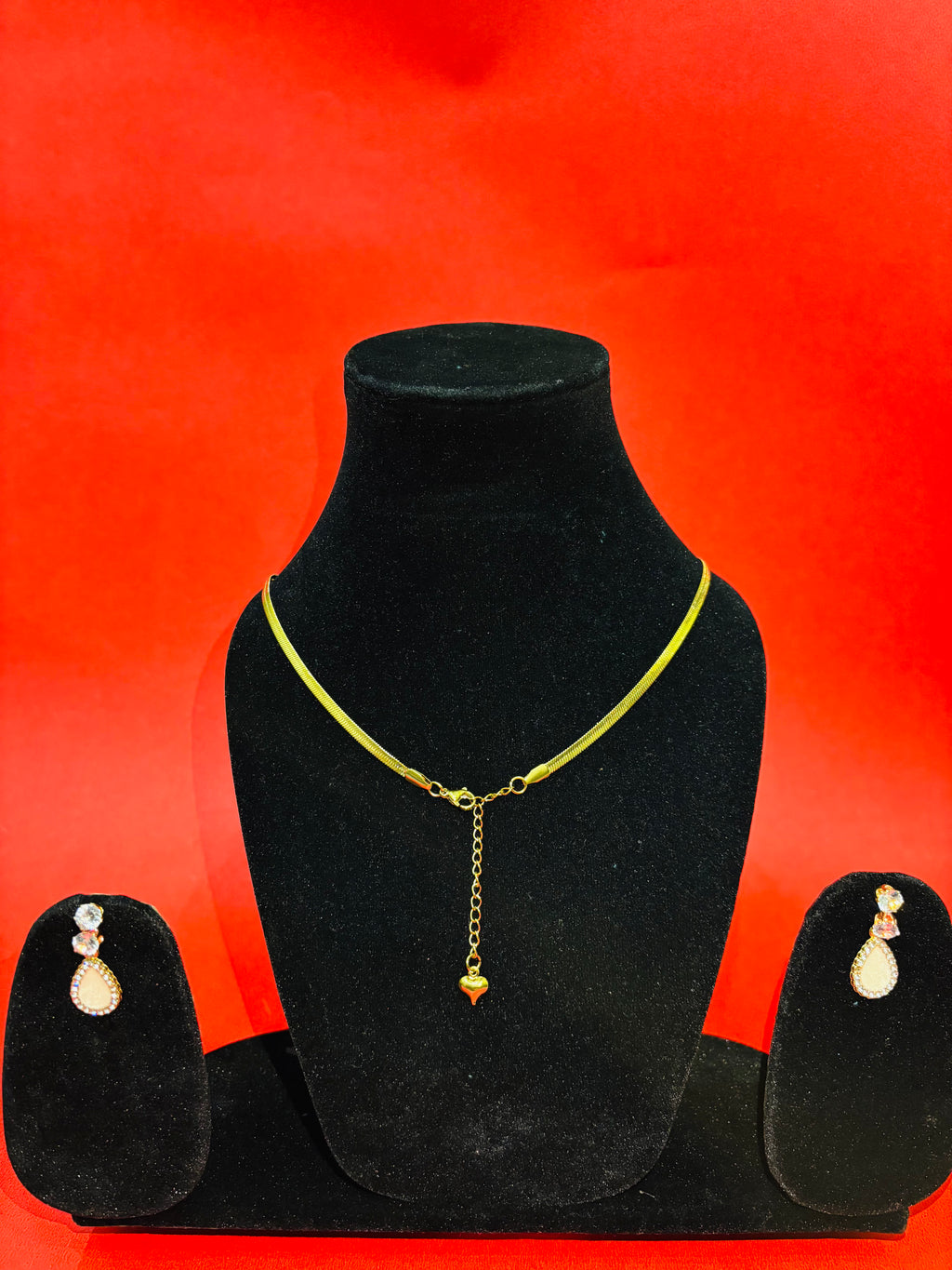 Snake Chain Set & With 2 Earings Free – Premium Gold Plated Daily Luxe | Urban Noor - Exclusive